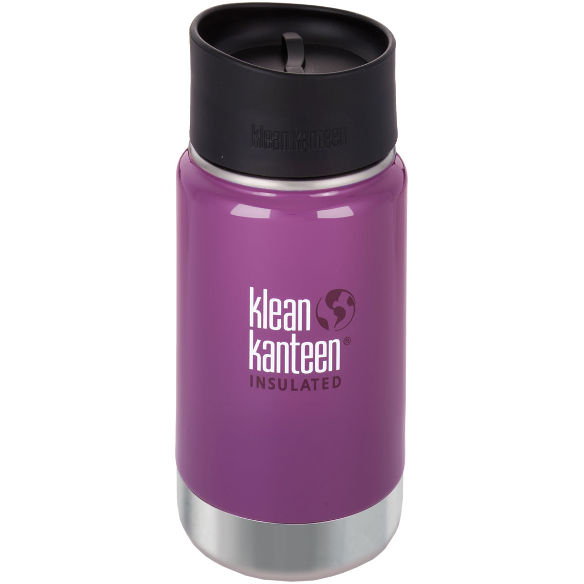 Klean Kanteen Wide Mouth 12 oz. Insulated Bottle with Cafe Cap 2.0 eBay